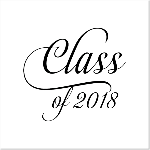 Graduating Class of 2018 Wall Art by charlescheshire